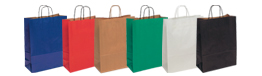 Small Kraft Twisted Handle Paper Bags-19x21x8cm